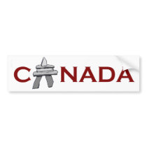 Canada Inuksuk Bumper Stickers