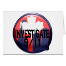 Canada Investigate 9/11 Card cards