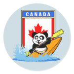 This cute panda bear is kayaking in Canada whitewater rivers! How cute is that? This makes a perfect gift for active outdoor people or kayaking fanatics in Canada. Great for everyone who loves cute pandas and kayaking.