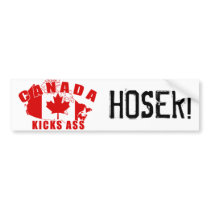 Canada Kicks Ass bumper stickers by mycanada Canada Kicks Ass bumper stickers