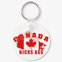 Canada Kicks Ass keychains