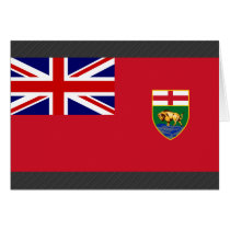 Canada Manitoba Flag Greeting Cards