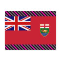 Canada Manitoba Flag postcards by coolcountry Canada Manitoba Flag postcards