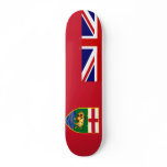 Canada Manitoba Flag Skateboard