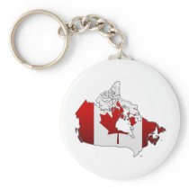 Canada: Map Keychain