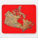 Canada Map Mousepad