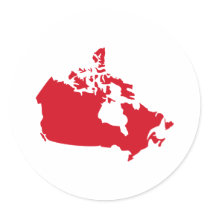 Canada Map stickers