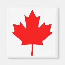Canada Maple Leaf Fridge Magnet