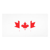 canada maple leaf icon photo cards