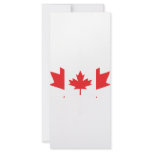 canada maple leaf icon rack cards