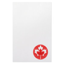 Canada Maple Leaf Lines Stationery