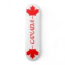 Canada & Maple Leaf Skateboard by DejaVu_Images Canada & Maple Leaf Skateboard