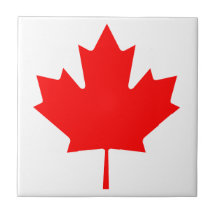 Canada Maple Leaf Ceramic Tiles