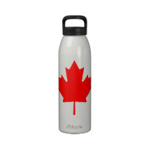 Canada Maple Leaf Drinking Bottles
