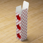 Canada-Maple Leaf Wine Bottle Box