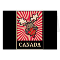 Canada Moose Greeting Card
