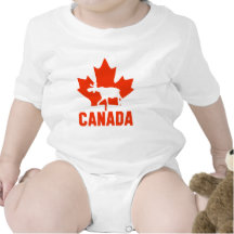 Canada Moose Romper