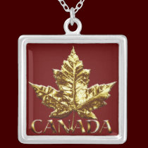 Canada Necklace Gold Canada Souvenir Jewelry necklaces