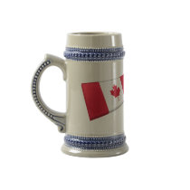 Canada & Newfoundland Flag Tiles mugs