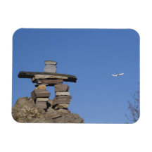 Canada, Newfoundland, St. John's. Inukshuk (to Vinyl Magnets