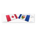 Canada & Northwest Territories Flag TIles bumper stickers by Vexillophile Canada & Northwest Territories Flag TIles bumper stickers