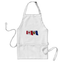 Canada & Northwest Territories Waving Flags aprons by Vexillophile Canada & Northwest Territories Waving Flags aprons