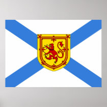 Canada Nova Scotia Flag Print