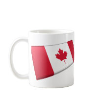 Canada & Nova Scotia Flag TIles mugs