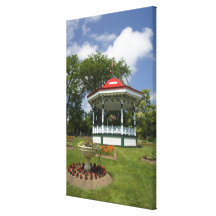 Canada, Nova Scotia, Halifax, Public Gardens. 2 Stretched Canvas Print