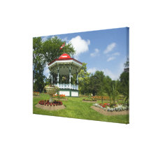 Canada, Nova Scotia, Halifax, Public Gardens. Gallery Wrapped Canvas