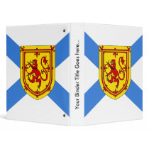Canada Nova Scotia High quality Flag Vinyl Binders