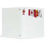 Canada & Nunavut Waving Flags binders