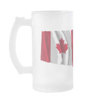 Canada & Nunavut Waving Flags Coffee Mug