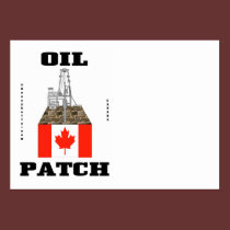 Canada Oil Patch,Business Cards,Oil,Rig,Flag business cards