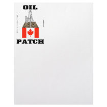 Canada Oil Patch,Letterhead,Flag,Oil,Rig,Canuk