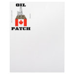 Canada Oil Patch,Letterhead,Flag,Oil,Rig,Canuk