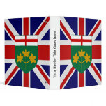 Canada Ontario High quality Flag binders