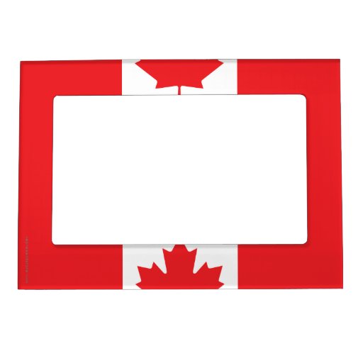 Canada Plain Flag Frame Zazzle