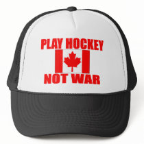 CANADA-PLAY HOCKEY NOT WAR MESH HAT