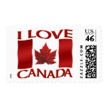 Canada Postage Stamps I Love Canada Flag Stamps
