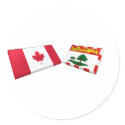 Canada & Prince Edward Island Flag Tiles stickers