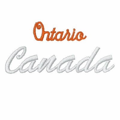 Canada Provinces - Embroidered Fleece Zip Hoodie by CanadianMade