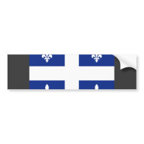 Canada Quebec Flag Bumper Sticker