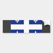 Canada Quebec Flag Bumper Sticker