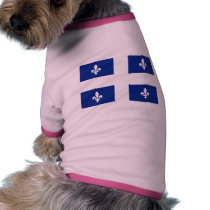 Canada Quebec Flag pet clothing