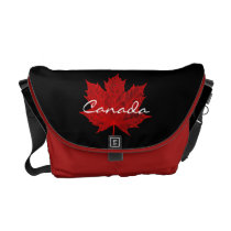 Canada-Red Maple Leaf Messenger Bag