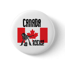 Canada Rocks buttons