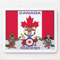 CANADA ROCKS!! MOUSE PAD