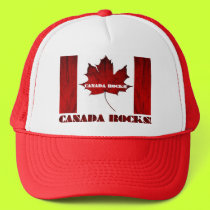 Canada Rocks! Trucker Cap hats