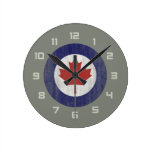 Canada roundel wall clocks
